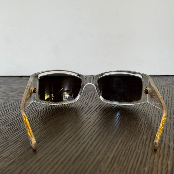 Dezi x Monet Sunglasses Style: Montay Icey Clear Mirror Lense Shield Sunglasses main image 5